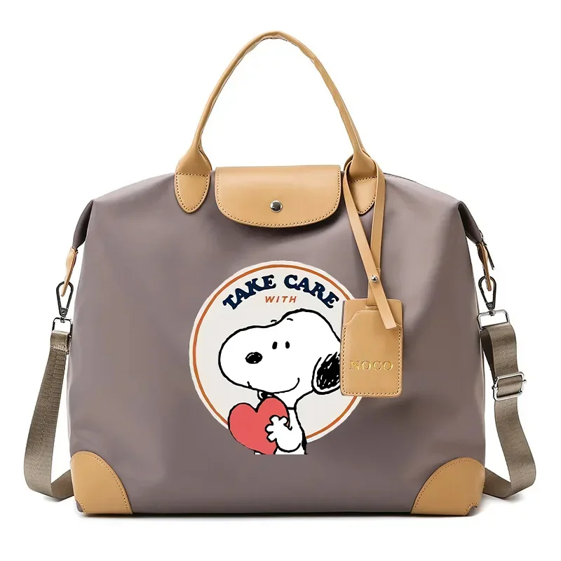 Snoopys Tote Bags Travel Portable Handbag Luggage Binding Bags Packaging Bag Anime Figure Shoulder Strap Pack Women Men Gifts 4