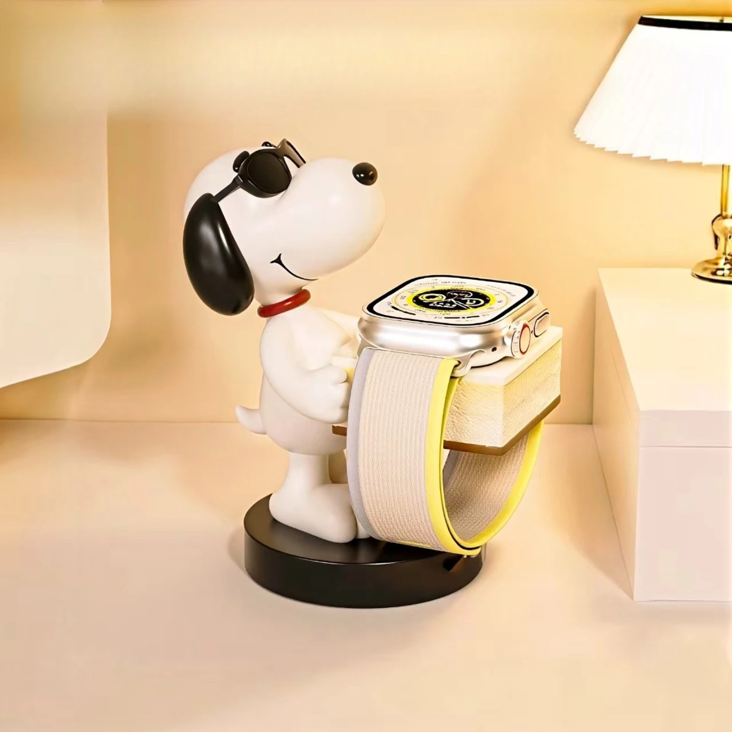 Snoopy Stand Cartoon Kawaii Charger Apple Watch Charging Stand Applewatch Gives A Friend A Birthday Gift for A Watch Charger 4