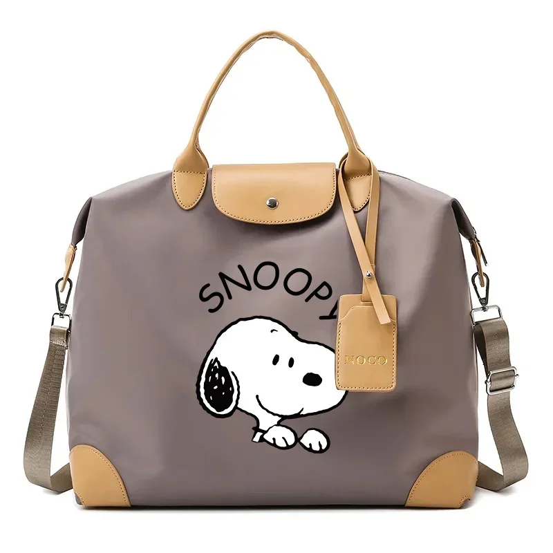 Snoopys Tote Bags Travel Portable Handbag Luggage Binding Bags Packaging Bag Anime Figure Shoulder Strap Pack Women Men Gifts 3